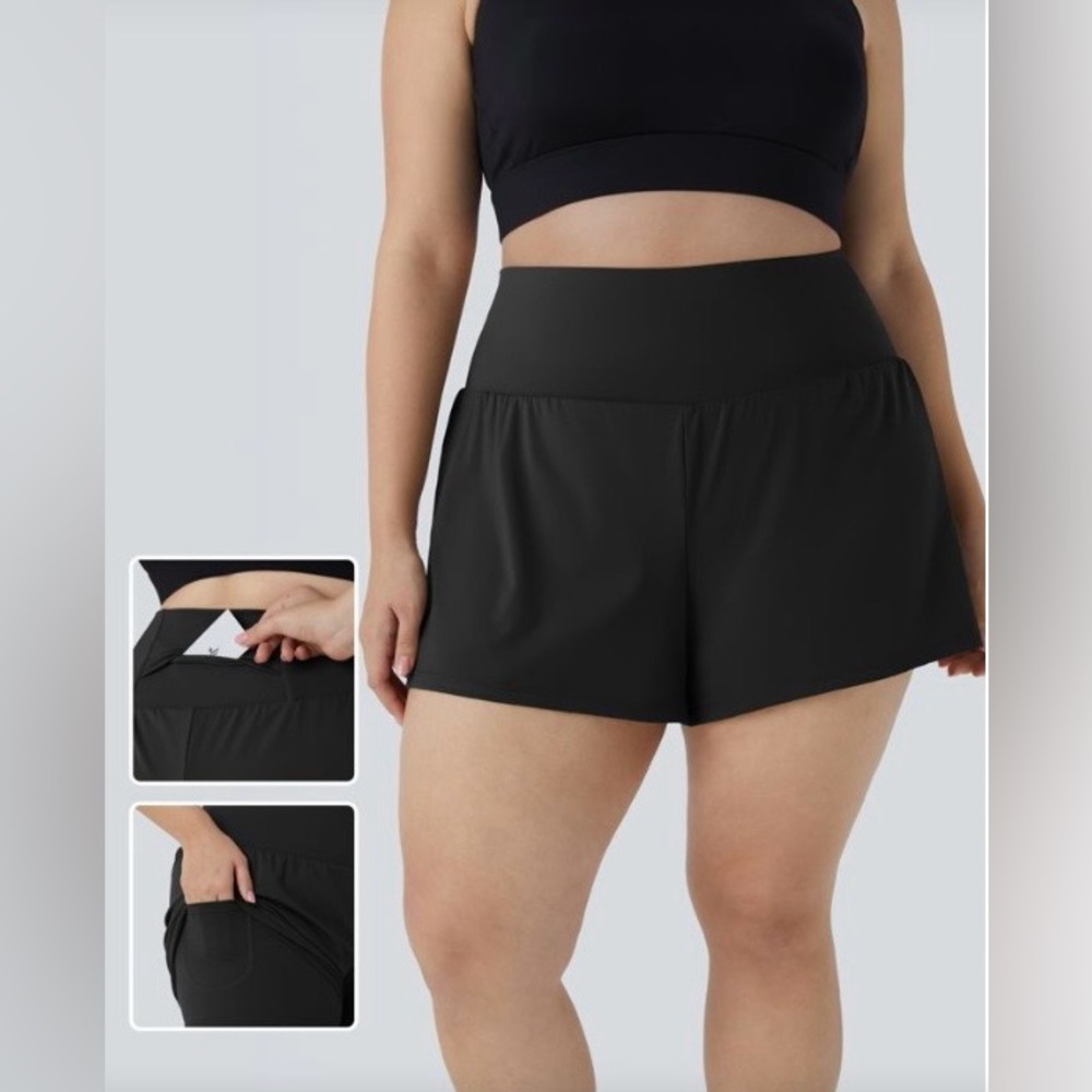 HALARA Softly zero Airy Super high waist Pocket & Pocket 2-in-1 Yoga Shorts